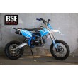 Питбайк BSE MX 125 17/14 Racing Blue 2 (Фильтрбокс, счетчик моточасов, фрезерованная крышка бака и лапка тормоза, алюминиевые обода)